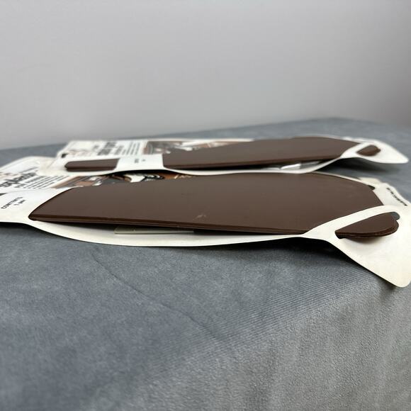 Vintage Sears Flexible Splash Guards Brown Car Set Of 2 4 Pieces Mud Flaps - Picture 6 of 7